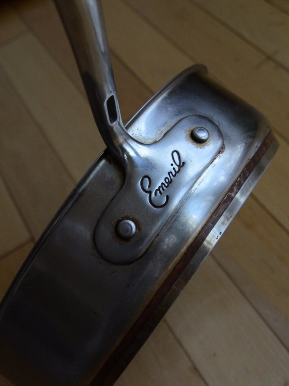 Emeril 3 Qt Saute Skillet Frying Pan & Lid Copper Core Stainless Steel - Picture 8 of 12